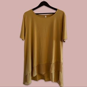 Mustard Coloured Tunic Top